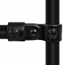 svart rörkoppling industriell design