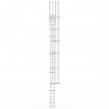 Fasadstege 8 - 8,65m inkl fallskydd