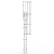 Fasadstege 4 - 4,7m inkl fallskydd