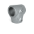 Rörkoppling vinkel 0-11 gr Silver