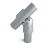 Rörkoppling öppningsbar T-koppling 45 gr Silver