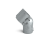 Rörkoppling öppningsbar T-koppling 45 gr Silver