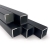 Fyrkantsrör Aluminium 25 x 25 mm Svart