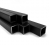 Fyrkantsrör Stål 25 x 25 mm Svart