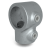 Rörkoppling rak 33,7-26,9mm Silver