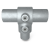 Rörkoppling rak 42,4-33,7mm Silver
