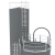 Underhållsplattform silo