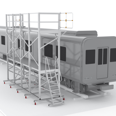 Specialdesignad Arbetsplattform Tåg