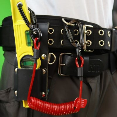 Säkerhetslina spiral vridbar 8 kg