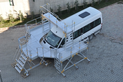 Specialdesignad Arbetsplattform Tåg