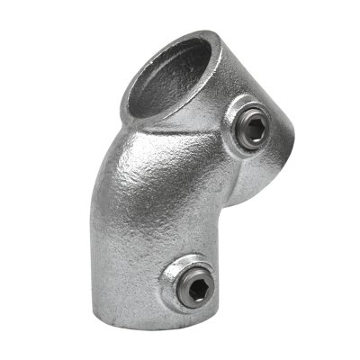 Rörkoppling genomgående 45 grader 48,3 mm