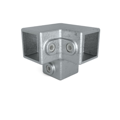 Fyrkantskoppling 3-vägs 90gr