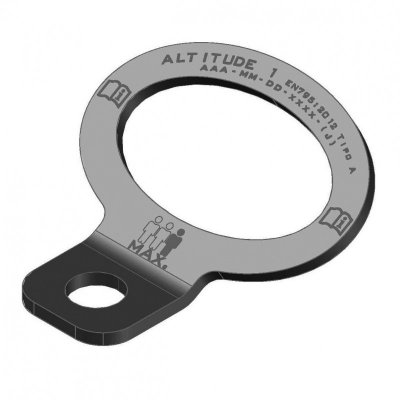 förankringspunkt fallskydd för 3 personer