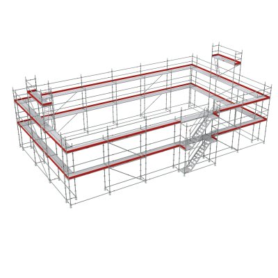 Byggställning modul ALU 354m2