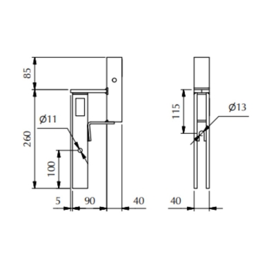 Combisafe Trappfäste 1202