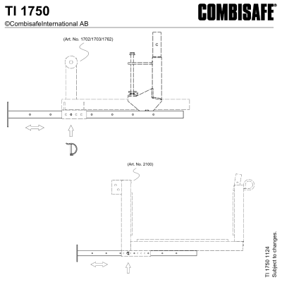 Combisafe Teleskoparm 1750