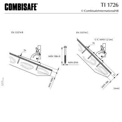 Combisafe Vinkelfäste 1726