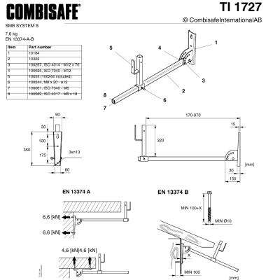 Combisafe Vinkelflexfäste 1727