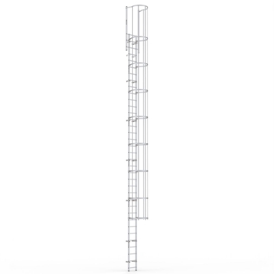 Fasadstege 10m inkl fallskydd