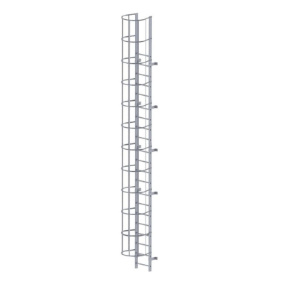 Fasadstege upphöjd 6 - 6,5m inkl fallskydd