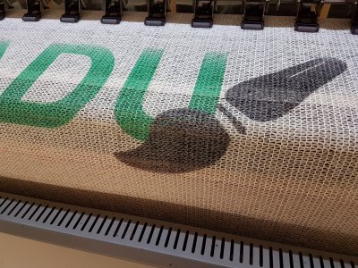 Ställningsväv med logo 50m