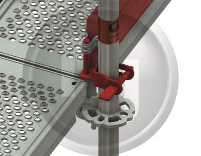 Fotlisthållare med kil