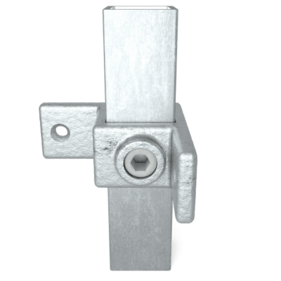 Fyrkantskoppling 90gr fixering Silver
