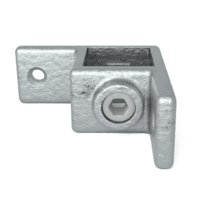 Fyrkantskoppling 90gr fixering Silver