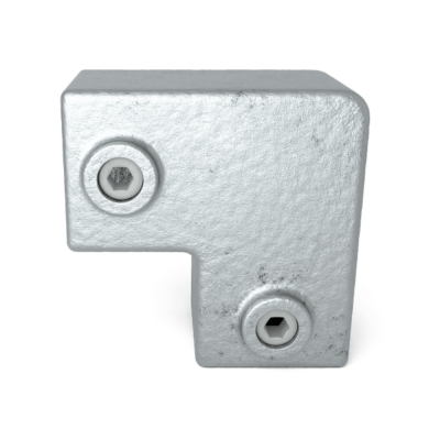 Fyrkantskoppling 90 gr Silver