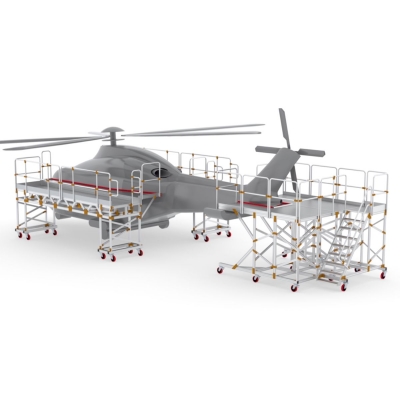 Arbetsplattform Helikopter