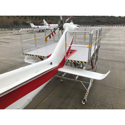 Arbetsplattform Helikopter