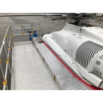Arbetsplattform Helikopter