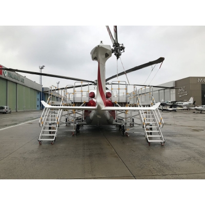 Arbetsplattform Helikopter
