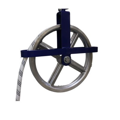Ställningshjul för materialvinsch ALU
