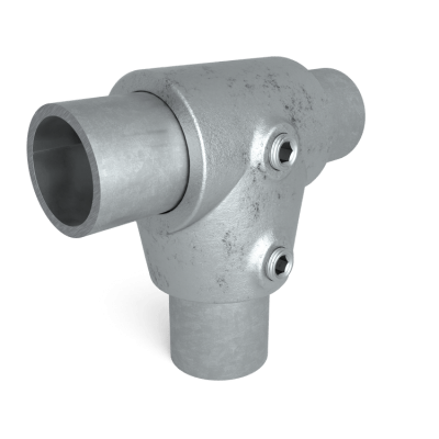 Rörkoppling vinkel 0-11 gr Silver