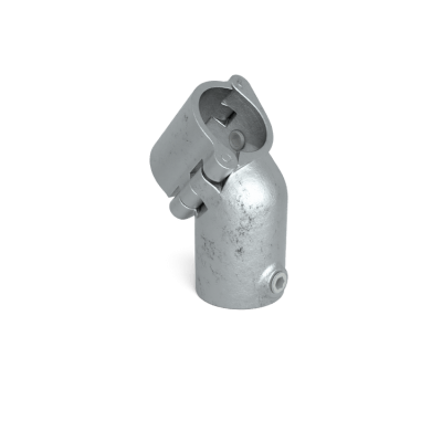 Rörkoppling öppningsbar T-koppling 45 gr Silver