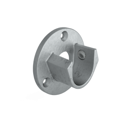 Rörkoppling väggfäste 2-pack Silver