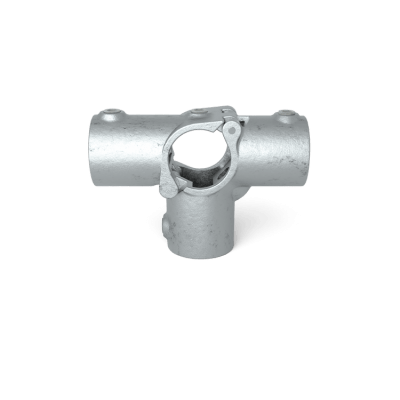 Rörkoppling öppningsbar 5-vägs 48,3mm Silver