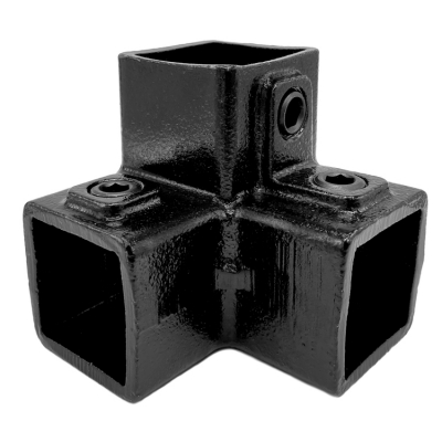 Fyrkantskoppling 3-vägs 90gr