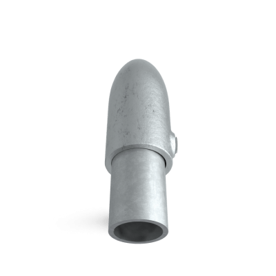 Rörkoppling vinkel 40-70 grader 48,3mm Silver