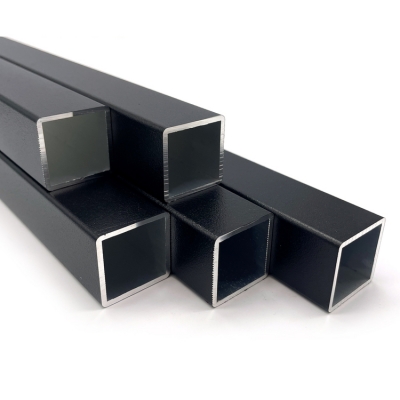 Fyrkantsrör Aluminium 40 x 40 mm Svart