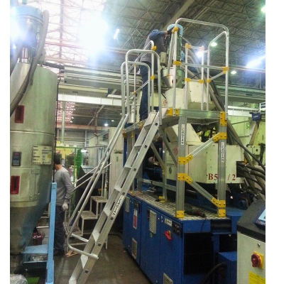 Industriplattform för tank och silo