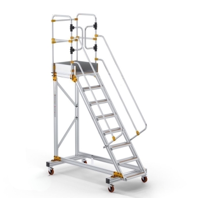 Flyttbar arbetsplattform Aluminium