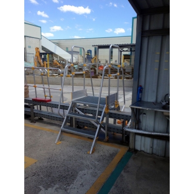 Övergångsplattform i aluminium