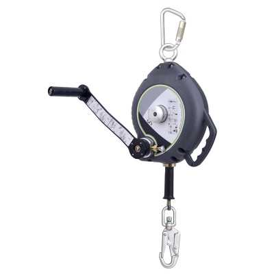 Räddningsblock med vinsch