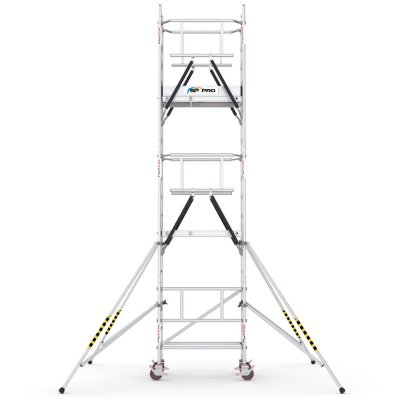 Liten och smidig rullställning för trånga utrymmen fram