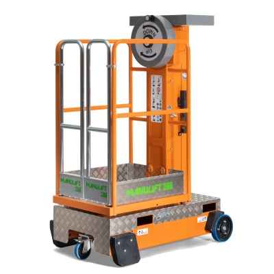Orange pelarlift 4m manuell