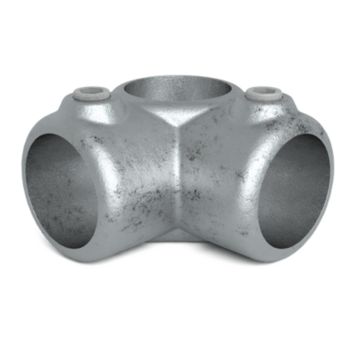 Rörkoppling 3-vägs Silver