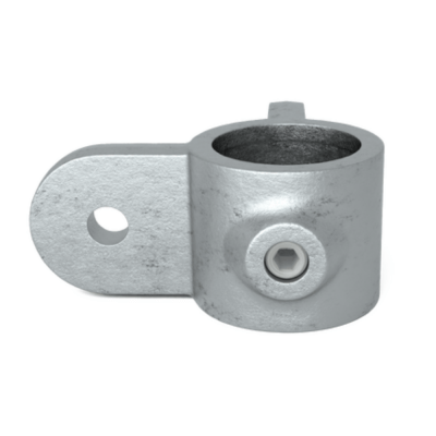 Rörkoppling 90gr diagonalfäste Silver