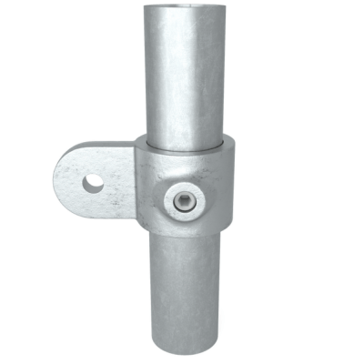 Rörkoppling 90gr diagonalfäste Silver